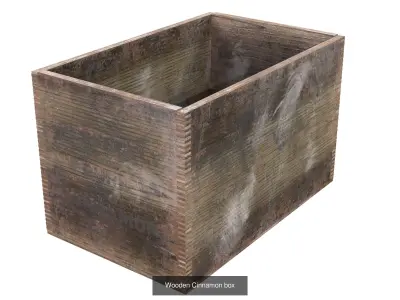 Old wooden boxes 3D Model Pack