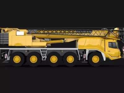Mobile Crane GMK 5059 3D model