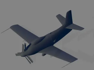 A2D-1 Skyshark 3D model