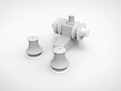 Yacht windlass 3D print model