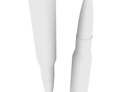 7 62x54R Cartridge 3D model