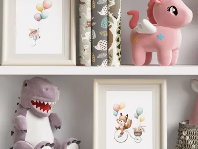 Kids Room Decor 170 3D model