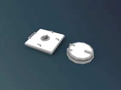 Manhole Deck ship 3D print model