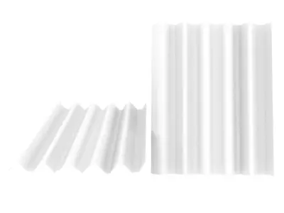 Double Corrugated Roofing Tiles 3D model