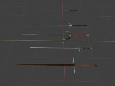 Swords Free 3D model