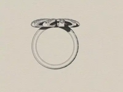 Ring for  women 3D print model purchase