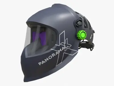 Welding Helmet Low-poly 3D model get