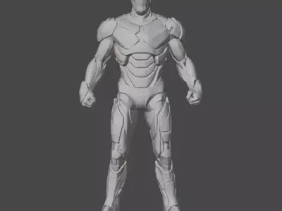 iron man suite mark 85 realistic model 3D model