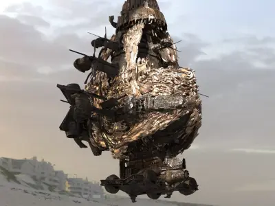 Sargon Kings airship 1 3D model