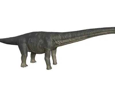 Titanosaurus Giant Lizard 3D model