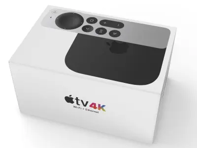 Apple TV 4K Packaging Box 3D model
