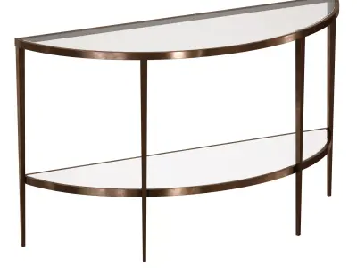 Demilune Console Table Crate and Barrel 3D model
