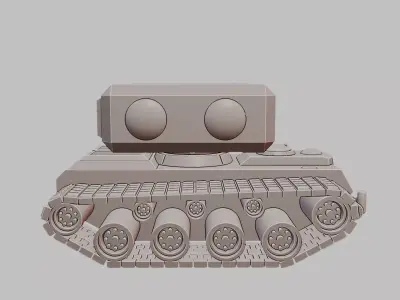 Heavy LRM Carrier Battle Vehicle 3D Printable Model 3D print model
