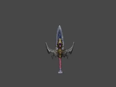 Zeloeman Sword A 34 Low-poly 3D model