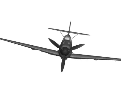 Messerschmitt Bf 109 3D model get