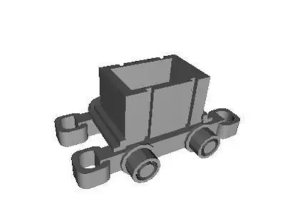 Mine Wagon Free 3D model