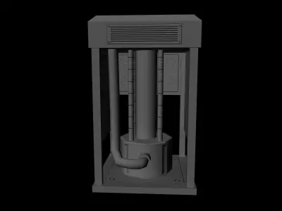 Sci-Fi Asset Low-poly 3D model 2