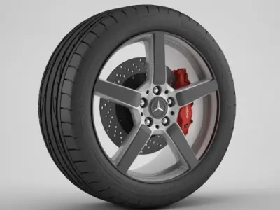 Wheel Mercedes CLS 8 3D model
