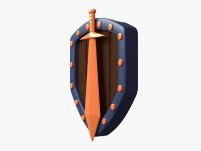 Bronze Tier 3D Illustration 3D model