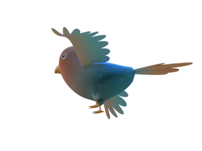  Bird  Low Poly 3D Model 3D model