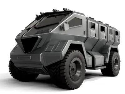 Military MRAP 3D model purchase