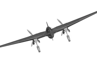 Tupolev SB 3D model