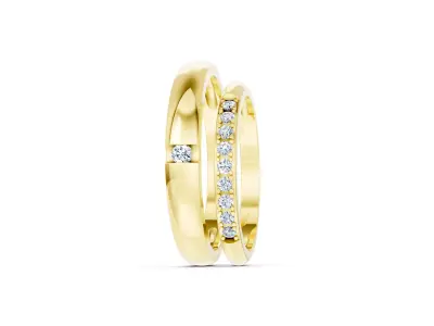 Wedding ring - 2 3D model