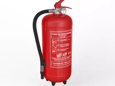 Fire Extinguisher 3D model 20