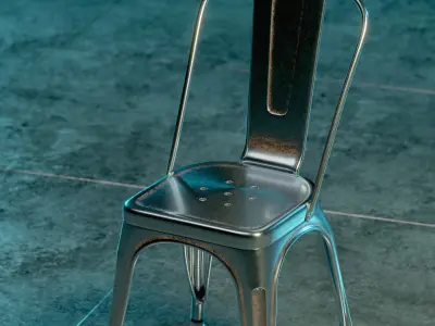 Chase Industrial Chair 3D model