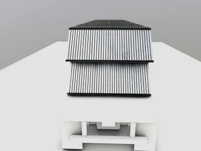 CARGO MODELS FOR TRUCK TRAILER-Roof Modul Type-2 3D model