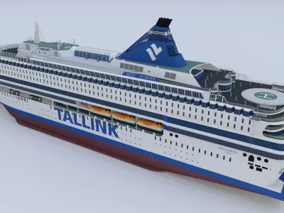 Silja Europa - Tallink 3D model