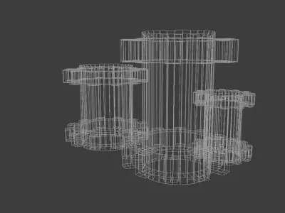 Gera Wheel Shaft 3D Model Free 3D model