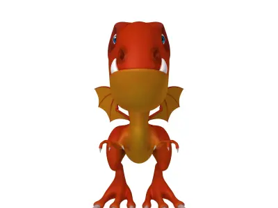 Dragon cartoon 3D model purchase