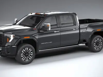 GMC Sierra Denali HD 2024 3D model purchase