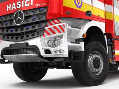 Mercedes Arocs Fire Truck HASICI 3D model