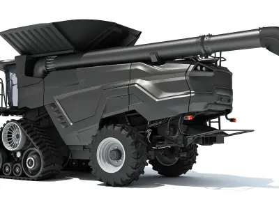 Combine Harvester  3D model