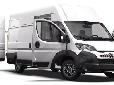 Citroen e Jumper Van L4H3 HQ Interior 2025 3D model