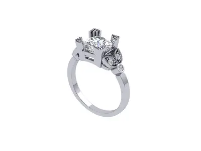 Wedding Ring  3D print model 364