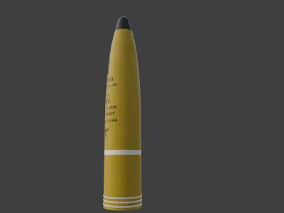 Tirpic ship projectil ww2 german 3D model