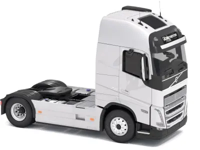 Volvo fh16 2021 With Interior 3D model