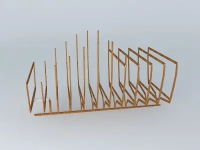 Mounted frames Free 3D model