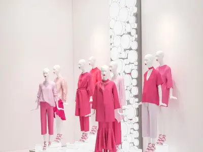3D Showroom Fashion Store 017 3D model