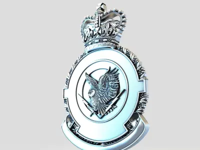 Royal owl 3D print model