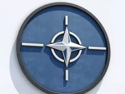 Nato Plate  Low-poly 3D model