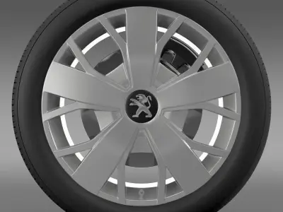 Peugeot Boxer wheel 3D model