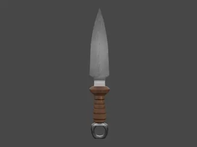 Knife Low-poly 3D model by seyit-a-yavuz55