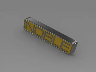 Noble Logo 3D model