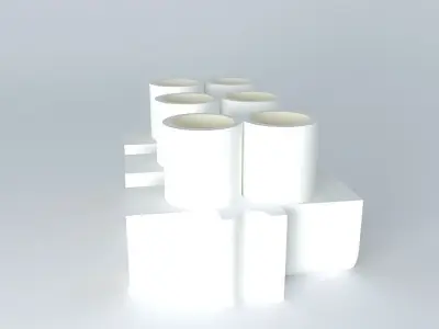 3 way screw terminal Free 3D model