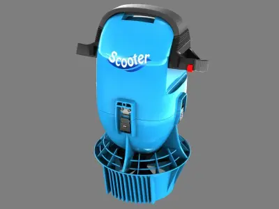 Diving Scooter Realistic 3D model