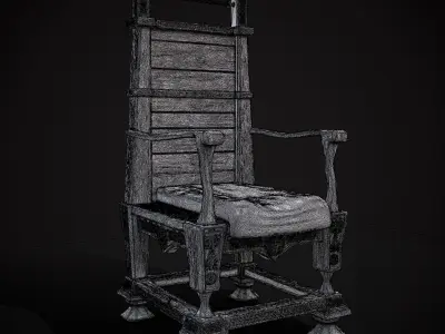 Regal Hardwood Chair 3D print model